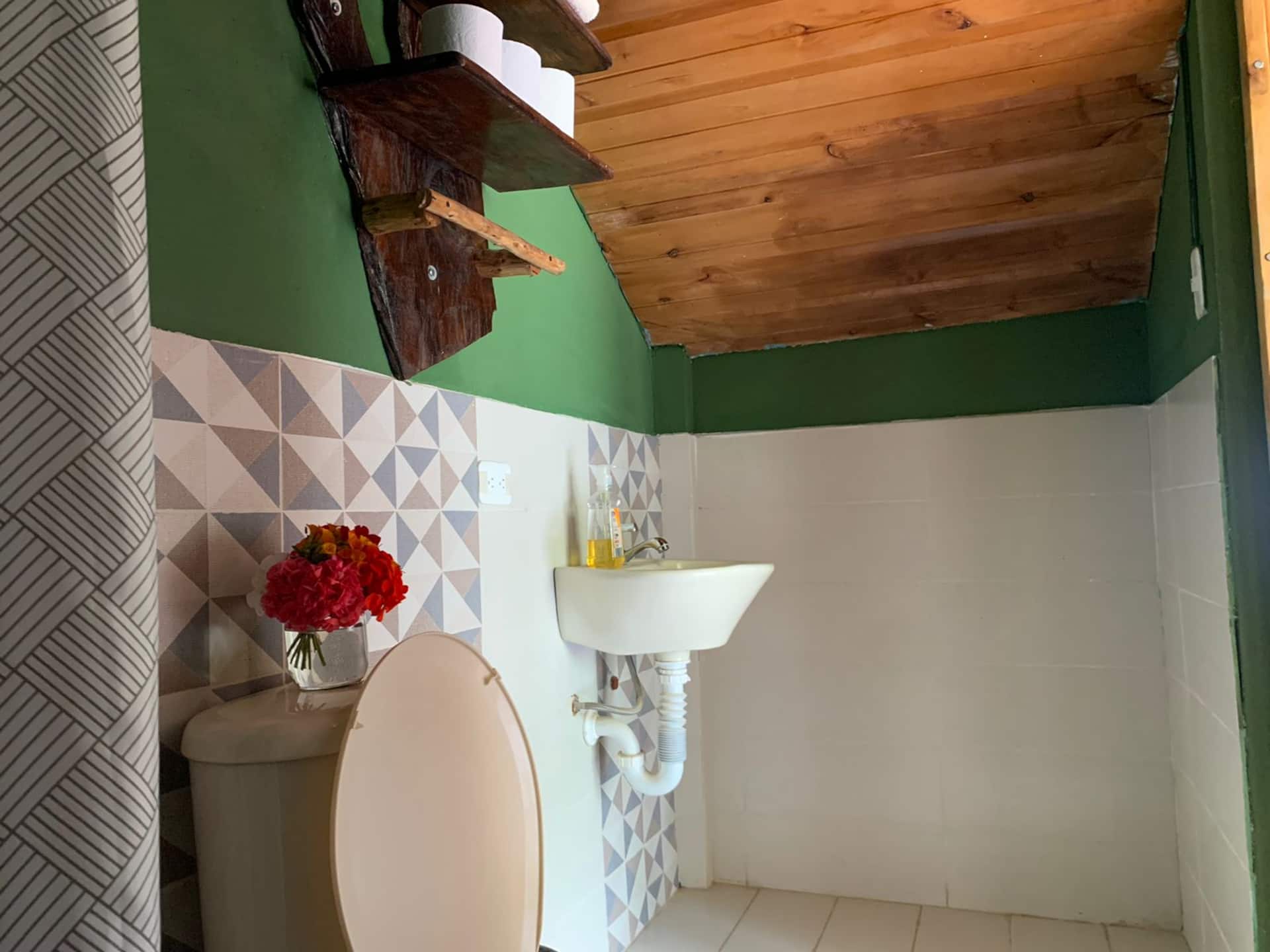 Baño privado con detalles